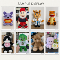 Fabricant de jouets en peluche OEM, jouet en peluche ours gris personnalisé avec rembourrage en coton PP selon votre conception