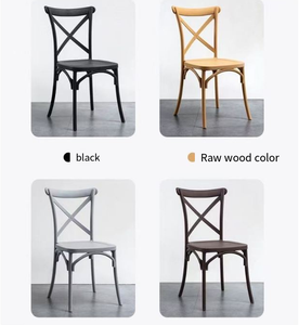 Stile moderno <span class=keywords><strong>Tiffany</strong></span> sedie banchetto di nozze all'aperto Hotel ristorante latte negozio di tè materiale PP in plastica forchetta da pranzo - Product Image 3