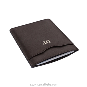 Porte-passeport personnalisé de luxe minimaliste en cuir PU fin, étui pour passeport, portefeuille pour passeport, pour les voyages en avion, porte-cartes de visite - Product Image 5