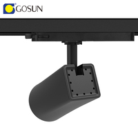 Vente directe d'usine, garantie 5 ans, conception brevetée GOSUN, projecteur de radiateur unique, anti-éblouissement, sans scintillement, éclairage sur rail LED 25W