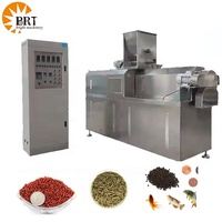 Ligne de fabrication d'aliments pour poissons entièrement automatique haute performance, extrudeuse d'aliments pour poissons flottants en vente