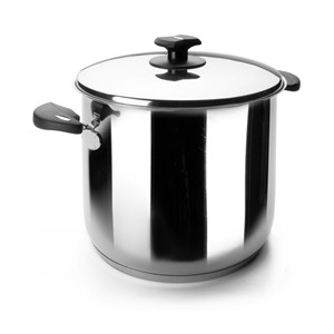 Pentola Extra Alta Nova-Ladycor con Coperchio, 6 Quarti, in Acciaio Inossidabile per Zuppe e Brodi - Product Image 1