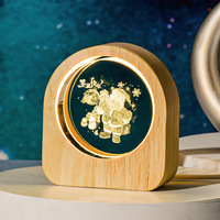 Cubo de cristal K9 en blanco al por mayor, sistema de galaxias solares de Luna 2d, modelo de pisapapeles, Cubo de cristal grabado con láser, Luz