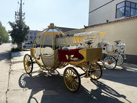 Chariot de Mariage Électrique Haut de Gamme pour Visites Touristiques, Type Citrouille, Carrosse de Cendrillon, Transport Spécial