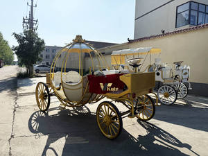 Chariot de Mariage Électrique Haut de Gamme pour Visites Touristiques, Type Citrouille, Carrosse de Cendrillon, Transport Spécial - Product Image 6