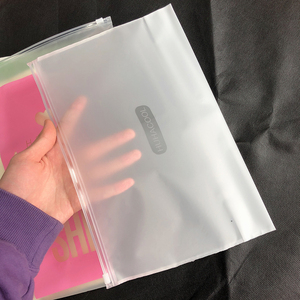 Sacos de eva foscos personalizados, ziplock para embalagens de roupas, sacos de zíper foscos para borrachas, saco de plástico com capuz - Product Image 5