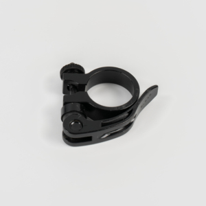 Morsetto per sellino bici H-01 in alluminio CNC con leva QR e colori anodizzati, con manopola di tensione preimpostata per 28.6/31.8/34.9mm - Product Image 1