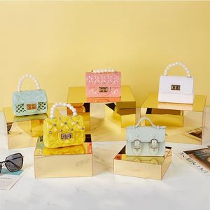 Mesa de postre acrílica con espejo de Buffet moderno portátil, ecológica para Hotel personalizado, descanso para té, estante de exhibición de pasteles, adornos - Product Image 1