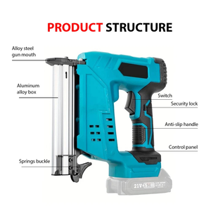Engrapadora Ligera con Batería de 3AH y Gran Fuerza de Grapado, Engrapadora Industrial <span class=keywords><strong>para</strong></span> Equipos de Decoración en Sitio - Product Image 4