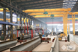 Gru a mezzo cavalletto Mb modello Semi-gru professionale monorotaia Bmh su rotaia gru - Product Image 4