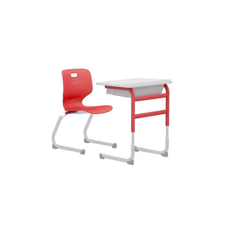 Bureau et chaise pour étudiant Mobilier scolaire Ensemble de chaises de bureau pour étudiant moderne de haute qualité