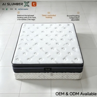 Matelas intelligent moderne Ai Slumber X chauffant et écologique, fermeté moyenne, taille Queen, pour appartement, maison, hôpital, chambre, école