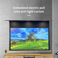 [Smart Conrtol] Wupro 120 pouces CBSP Soft PET ALR 4K UHD écran de projecteur motorisé de plafond écran de projecteur déroulant électrique