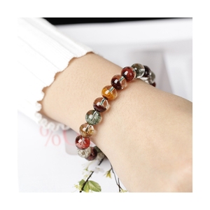 Pulseras de <span class=keywords><strong>Piedra</strong></span> Natural con Cuentas de Cuarzo <span class=keywords><strong>Verde</strong></span> Fantasma - Product Image 3