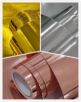 Nuevo producto, plotter de corte, rollo de vinilo holográfico, adhesivo de vinilo con cambio de Color dorado activado, rollo de película de vinilo autoadhesivo