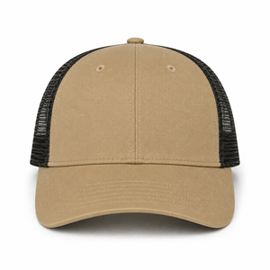 Wholesale Performance Trucker <b>Hat</b> with 3D Embroidery Mesh Fabric-Bottomland Baseball Cap for Outdoor Use OEM ODM - Product Image 3