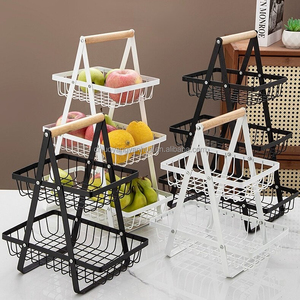 Articles ménagers 3 niveaux corbeille <span class=keywords><strong>à</strong></span> <span class=keywords><strong>fruits</strong></span> comptoir support de bureau <span class=keywords><strong>Fruits</strong></span> légumes pain collations cuisine organisateur stockage - Product Image 5