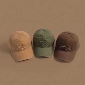 Gorra de Béisbol Bordada en 3D, Gorra de Béisbol con Letras en Degradado de Diseño Personalizado, Versátil para Cabezas Grandes - Product Image 1