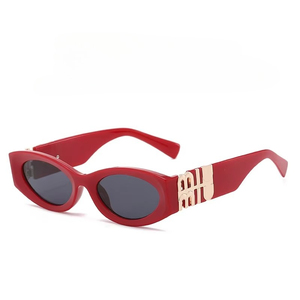 Nuevas Gafas de Sol Ovaladas Estrechas Vintage, Gafas de Sol Gruesas y Anchas para Mujer, Protección UV, Gafas de Sol Modernas para Exteriores, Venta al por Mayor - Product Image 6