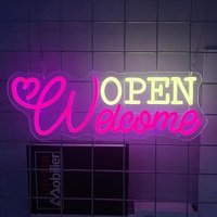 Enseignes néon LED personnalisées, bandes lumineuses LED flexibles, néons en tube de verre faits à la main, adaptés aux bars VIP et aux salons de coiffure