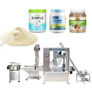 Hot Sale Automatic Auger Powder Pouch Packing Machine Gypsum Based Cornice Powder Protein Powder Filling Machine