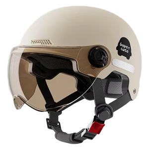 Casco de motocicleta/<span class=keywords><strong>Bicicleta</strong></span> Infantil ABS de media cara nuevo al por mayor con certificación DOT y ajustador - Product Image 1