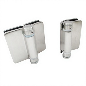 Stainless Steel <b>Wall</b> to Glass Door Hinges for Outdoor Balcony <b>Railings</b> Modern Design Easy to Install ZF Global Export - Product Image 3