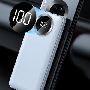 Ventes d'usine, batterie externe portable à affichage numérique haute capacité 10000 mAh, chargeur de téléphone portable USB, alimentation mobile 5W - Product Image 3