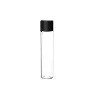 Custom Cosource Brand Clear Glass <strong>Tube</strong> Bottles CR Screw Cap Logo Hot Stamping Food Grade D22 <strong>X</strong> H75mm Model MC100015 - Product Image 3
