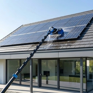 <span class=keywords><strong>Cepillo</strong></span> de 4.6M con Alimentación de Agua para Limpieza de Paneles Solares con Bloqueo de Color Personalizado - Poste de Aluminio Extensible Profesional - Product Image 2