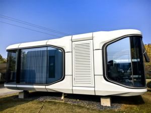 Faermu FE850 A7 Maison conteneur moderne <span class=keywords><strong>en</strong></span> acier et aluminium aéronautique, design capsule modulaire élégant, portable, assemblage <span class=keywords><strong>facile</strong></span> - Product Image 6