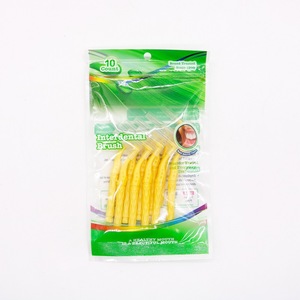 Cepillo interdental en forma de L con cerdas ultrafinas y suaves, paquete de 10 unidades para uso ortodóntico, limpieza de la punta de los dientes para adultos - Product Image 3