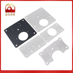 Stainless Steel Hinge Fixing <b>Plate</b> Cabinet <b>Door</b> Repair Installation Tool Surface Mount Durable Brushed Minimalist Design - Product Image 4
