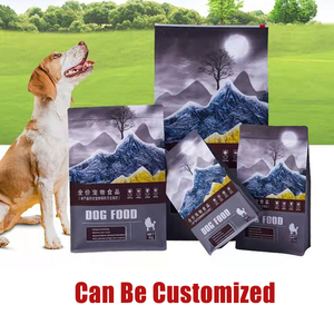 Personalizzato 5kg 10kg 20kg animale cane gatto tratta Pedigree fondo piatto Snack foglio di alluminio cerniera scorrevole imballaggio borsa da viaggio per animali domestici - Product Image 2
