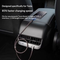 Kabel Data Pengisian Cepat Grosir untuk Mobil, Port TYPE-C, Pengisian Daya PD, Bahan Anyaman