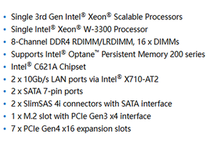 มาเธอร์บอร์ดเซิร์ฟเวอร์ E-ATX MU92-TU1ที่มี C621A เดียว LGA 4189(Socket P +) DDR4รองรับการจัดส่งที่รวดเร็วราคาดี E-ATX เจน3rd - Product Image 5