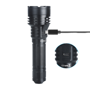 <span class=keywords><strong>Linterna</strong></span> LED C8L para Exteriores de Largo Alcance, Interruptor Doble, Resistente al Agua, Luz Táctica con Indicador de Energía para Camping, Clasificación IP68 - Product Image 1