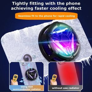 S10 usine magnétique dernière <span class=keywords><strong>tablette</strong></span> à faible bruit <span class=keywords><strong>radiateur</strong></span> de refroidissement ventilateur de refroidissement refroidisseur de jeu pour téléphone portable - Product Image 6