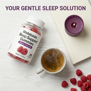 Gomitas Masticables para Aliviar la Ansiedad Rápidamente, Gomitas con Melatonina para Dormir, Gomitas con Melatonina para Despertar Fresco - Product Image 3