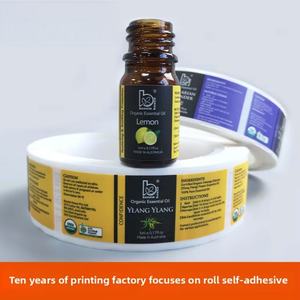 Autocollant personnalisé transparent en PVC de 1 pouce pour tasse thermos, étiquette étanche de dessin animé étoile IP pour valise, idéal pour l'emballage de thé - Product Image 4