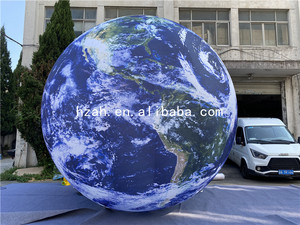 Decoración de eventos Globo de tierra inflable <span class=keywords><strong>gigante</strong></span> Globo mundial <span class=keywords><strong>Bola</strong></span> de planetas inflables con iluminación LED - Product Image 2