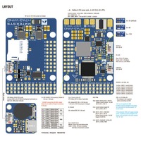 Contrôleur de vol H7A3-WING Mateksys intégré ICM42688P pour drone de course RC Multirotor FPV longue portée