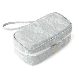 Pochette de rangement cosmétique personnalisée en tissu de plongée imperméable, organiseur de maquillage de voyage pour les vacances, cadeaux promotionnels professionnels - Product Image 4