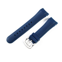 Bracelet en caoutchouc de silicone naturel de luxe, compatible avec le bracelet de 24 mm pour montre de sport pour homme Graham Racing Chronograph