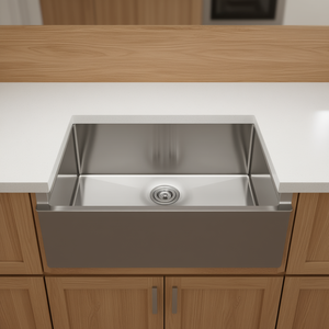 Fregadero de cocina de acero inoxidable de 28x22x10 pulgadas, de un solo tazón, estilo rústico, superficie cepillada, fácil de limpiar - Product Image 2