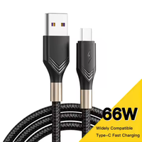 Cable de Datos USB Tipo-C Multifuncional de Alta Calidad de 1M, con Malla de Protección y Conductor Metálico para Carga Rápida de Teléfonos Móviles y Computadoras