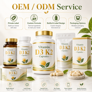 Cápsulas de Vitamina D3 K2, Suplemento Vegano para Huesos Fuertes - Product Image 5