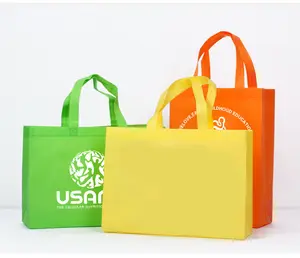 Polyester nonwoven vest shopping tote bags plastic shopping bag shopper pp nonwoven fabric bag shopping