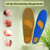 Semelles orthopédiques personnalisées en gel pour chaussures, coussinets de soutien de la voûte plantaire, soulagement des pieds plats et de la fasciite plantaire, pour le travail