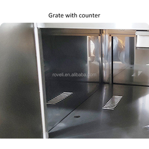 Commercial Freestanding Electric/Gas Stainless Steel Full 1/3 1/2 Flat <strong>Plate</strong> Griddle Grill With Cabinet for Restaurant - Product Image 5